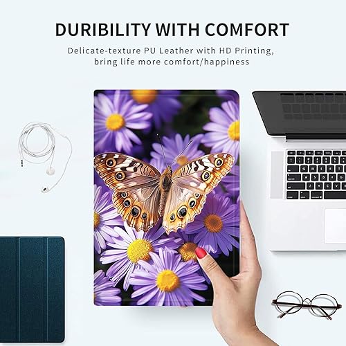 Vista 255 de Funda para Kindle de 6 pulgadas (11.ª generación, versión 2024/2022) delgada de piel sintética, ajustable, multiángulo, Smart Shell con función