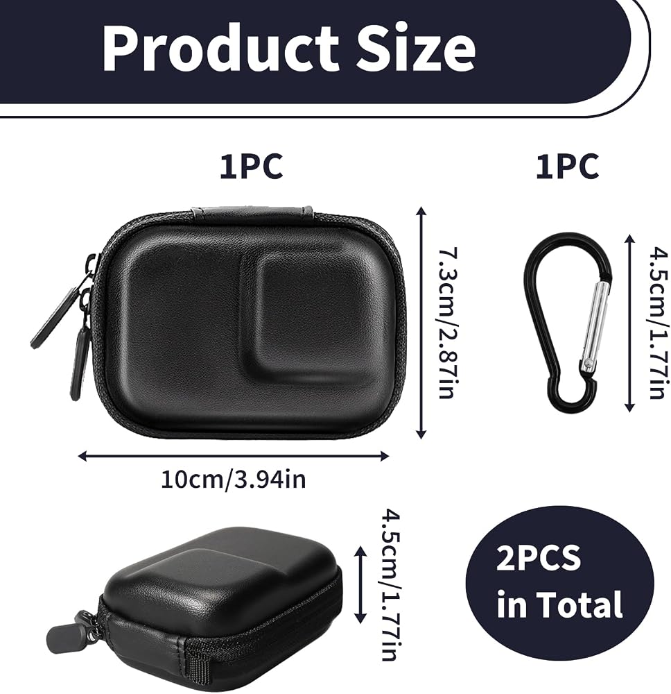 Custodia Protettiva In Silicone Per Alloggiamento Gopro Hero12 11 Hero 10 Hero 9 Nera Con Cornice Custodia Manica Con Laccio E Accessori Per La Copertura Della Lente | SHEIN ALIA