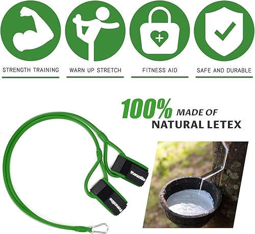 Miniatura 3 de Bandas de resistencia de béisbol y sóftbol con banda de entrenamiento de swing de béisbol, equipo de entrenamiento de fuerza de brazo para