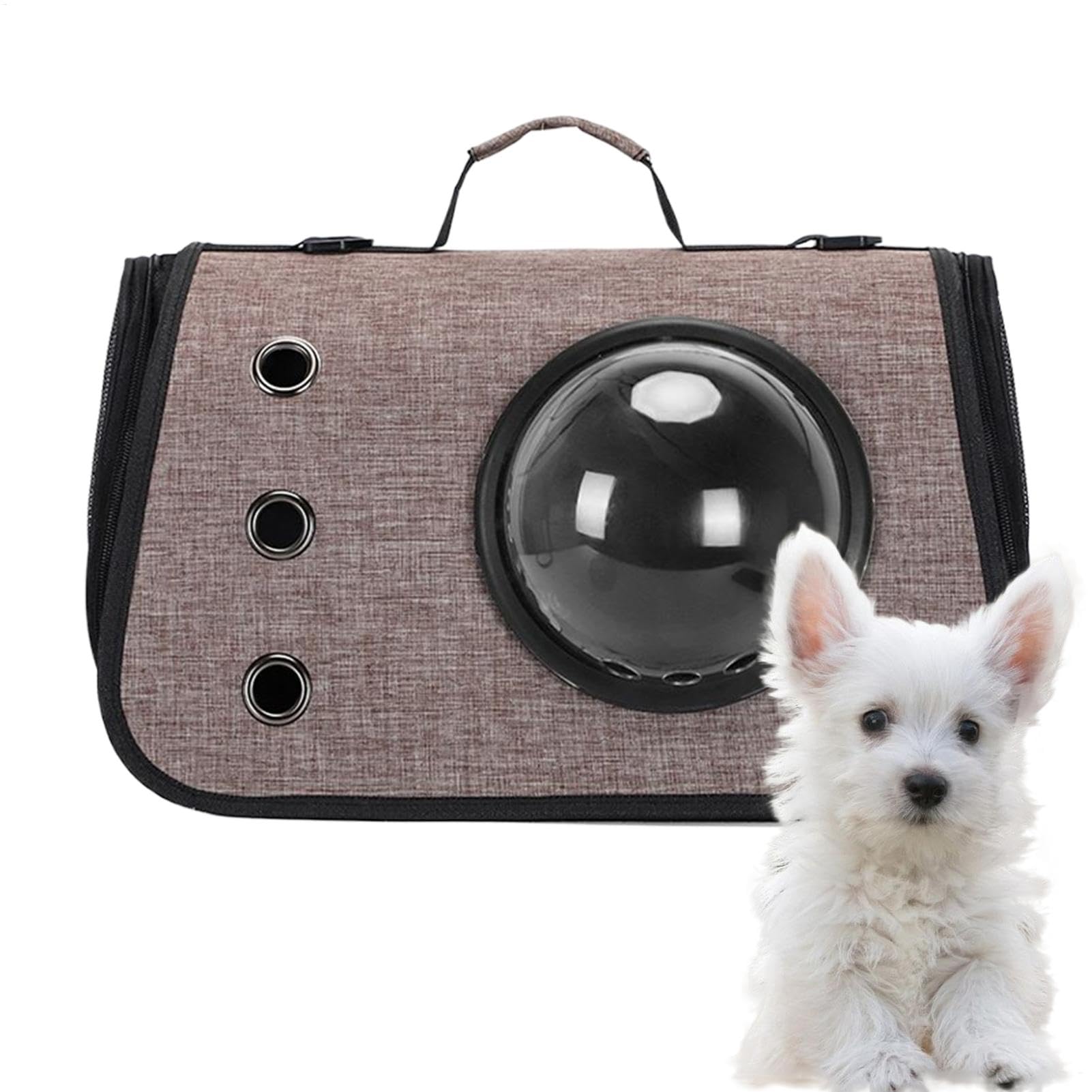 Sac de transport pour chats pliable et respirant pour animaux domestiques