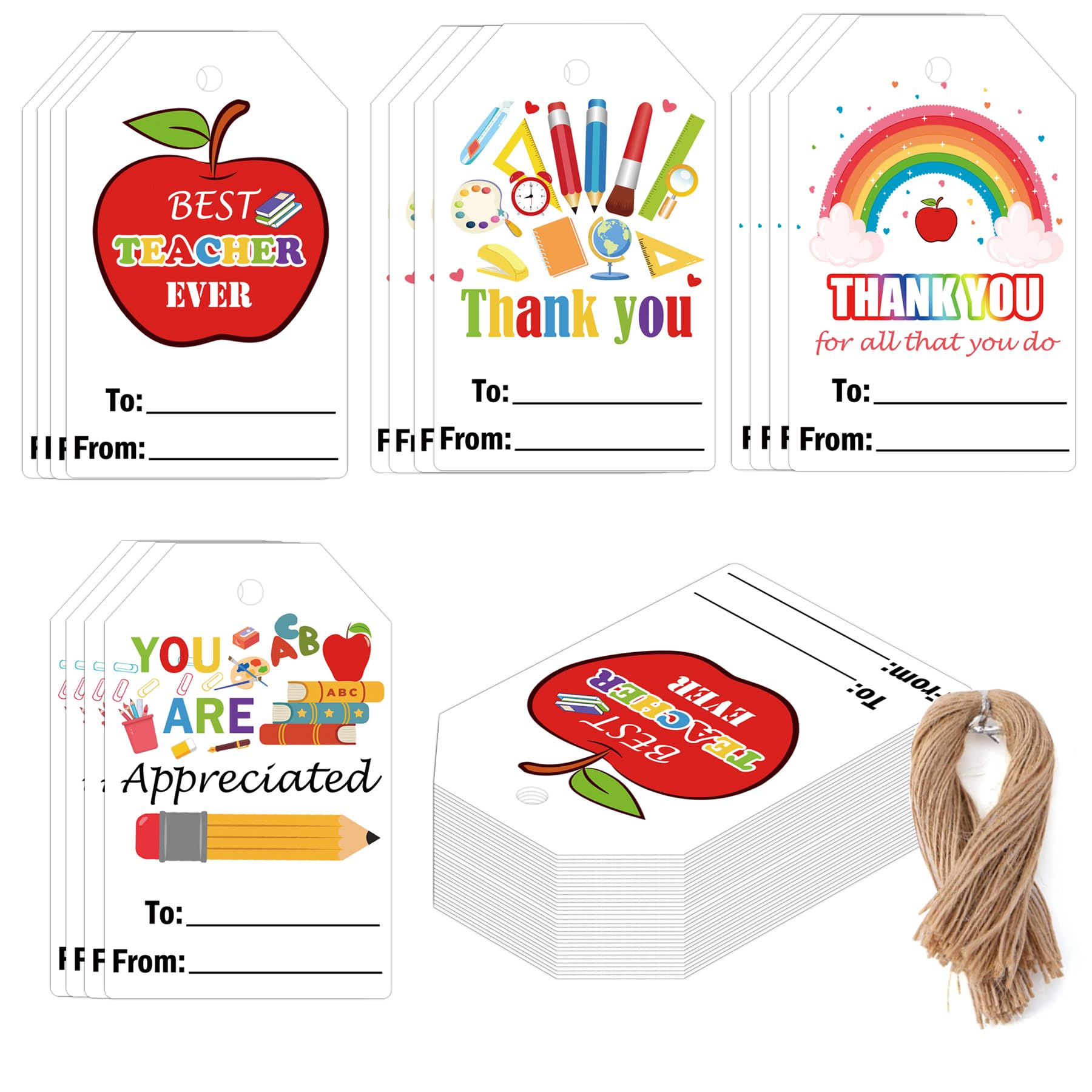 amazon-com-teacher-appreciation-gift-tags-with-string-3-3x2-2-inch-colorful-thank-you-teacher-presents-tags-teachers-day-name-gift-tags-for-party-teacher-appreciation-week-back-to-school-gifts-40pcs for Free Printable Teacher Gift Tags Amazon.com : Teacher Appreciation Gift Tags with String 3.3x2.2 inch Colorful Thank You Teacher Presents Tags Teachers Day Name Gift Tags for Party, Teacher Appreciation Week, Back to School Gifts 40pcs : for Free Printable Teacher Gift Tags