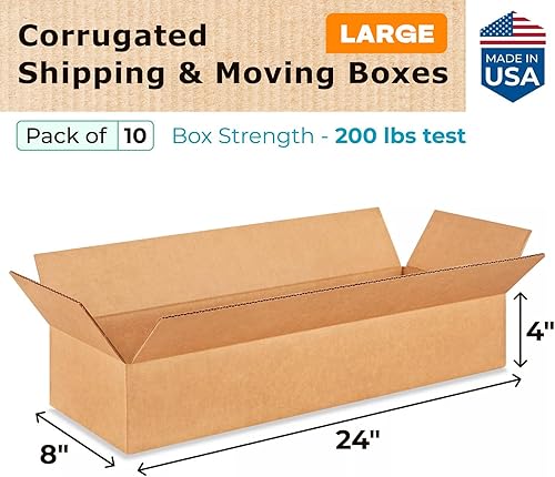 Miniatura 224 de Cajas para envío IDL Packaging - B-1266-5 de cartón corrugado, tamaño pequeño, de 12 pulgadas de largo x 6 pulgadas de ancho x 6 pulgadas de alto