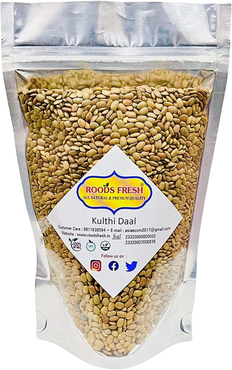 CROW Organic Kulthi Dal/Horse Gram/Gahat/Macrotyloma Uniflorum (500 Gram)