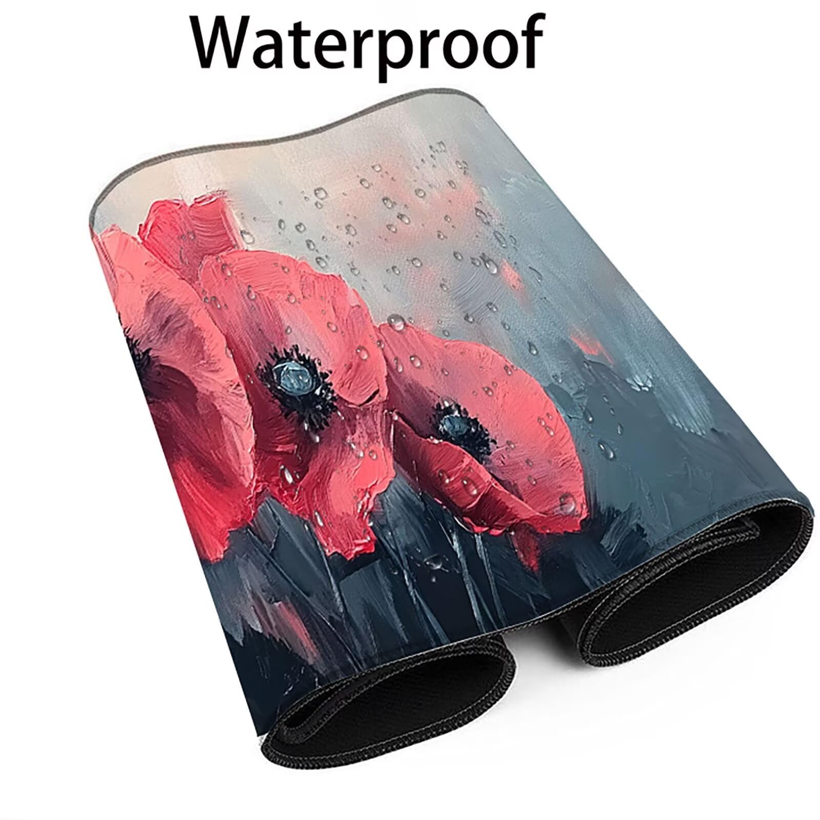 Podkładka pod mysz, podkładka pod mysz XXL, podkładka pod mysz dla graczy, podkładka pod mysz, podkładka pod mysz XXL, akcesoria biurowe, podkładka pod mysz do gier, mysz (kwiat) (1400x600x3mm