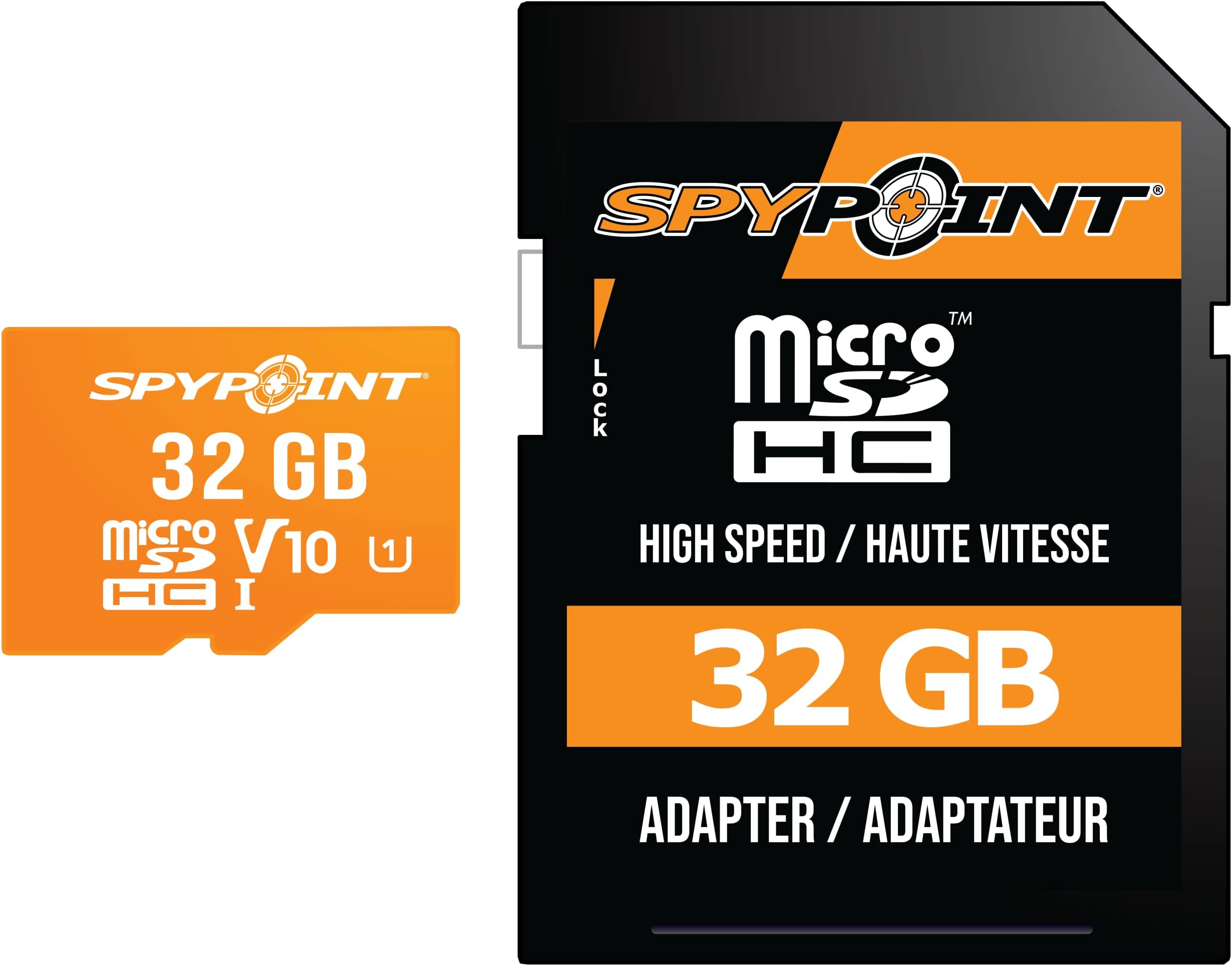 32GB Micro SD Memory Card Trail for Cameras | Adapter Media Storage for Trail and Game Cameras Designed | Used in Hunting and Trail Cams (Class 10 Speed)