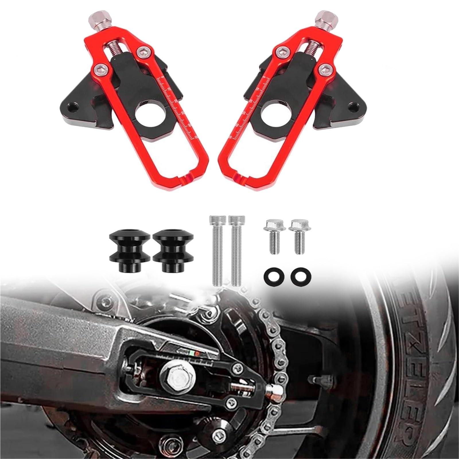 Tendeurs de chaîne de moto accessoire bras oscillant CB650F