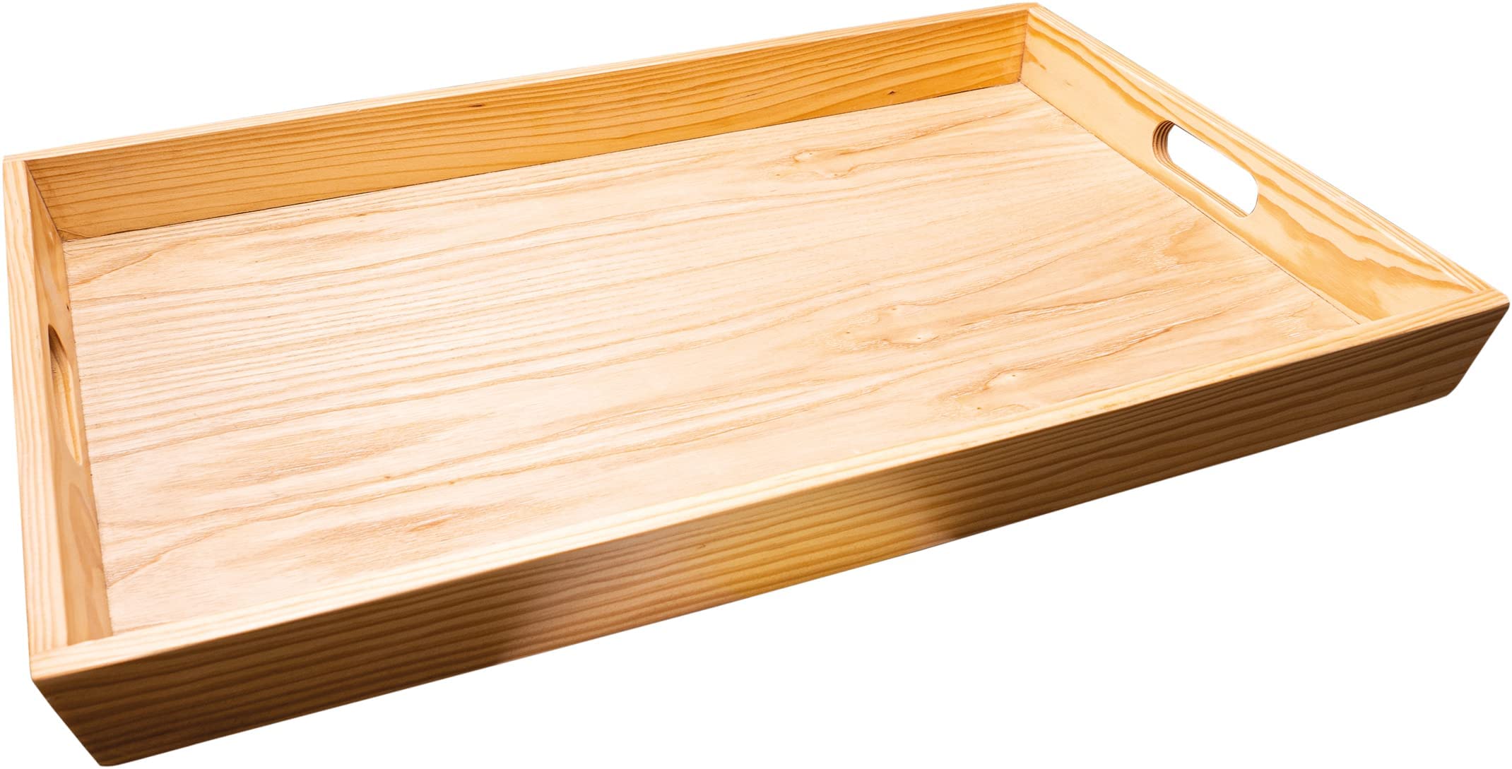 St Helens Home and Garden - Bandeja plegable con bandeja extraíble, ideal para servir bebidas y aperitivos (blanco)