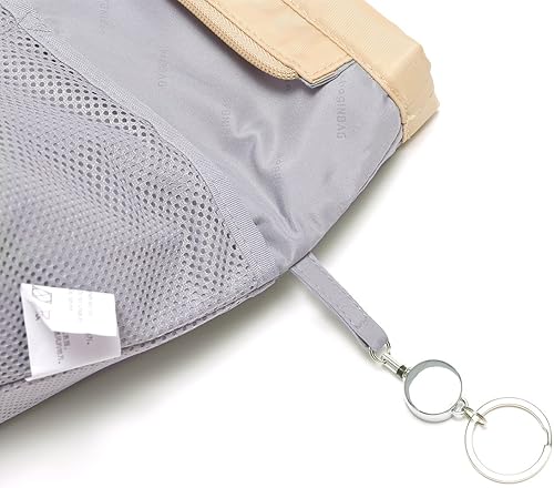 Miniatura 7 de iN Organizador de bolso con cremallera de tela de nailon para mujer