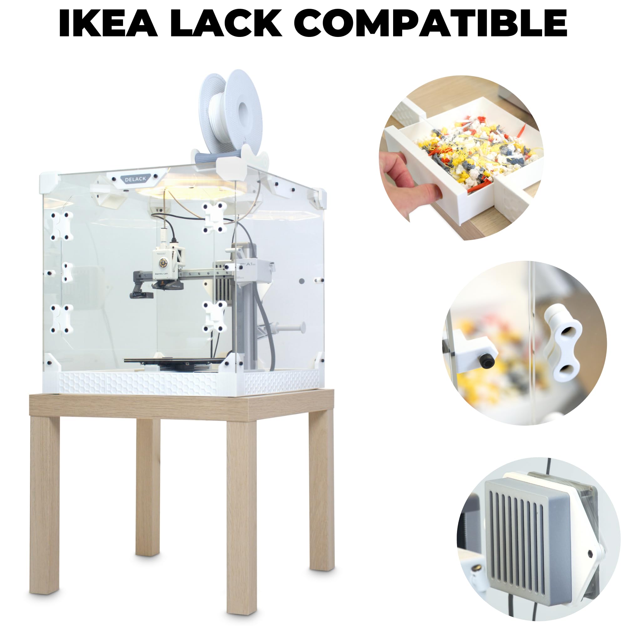 3D SOURCERER DELACK 3D Printer Enclosure Kit