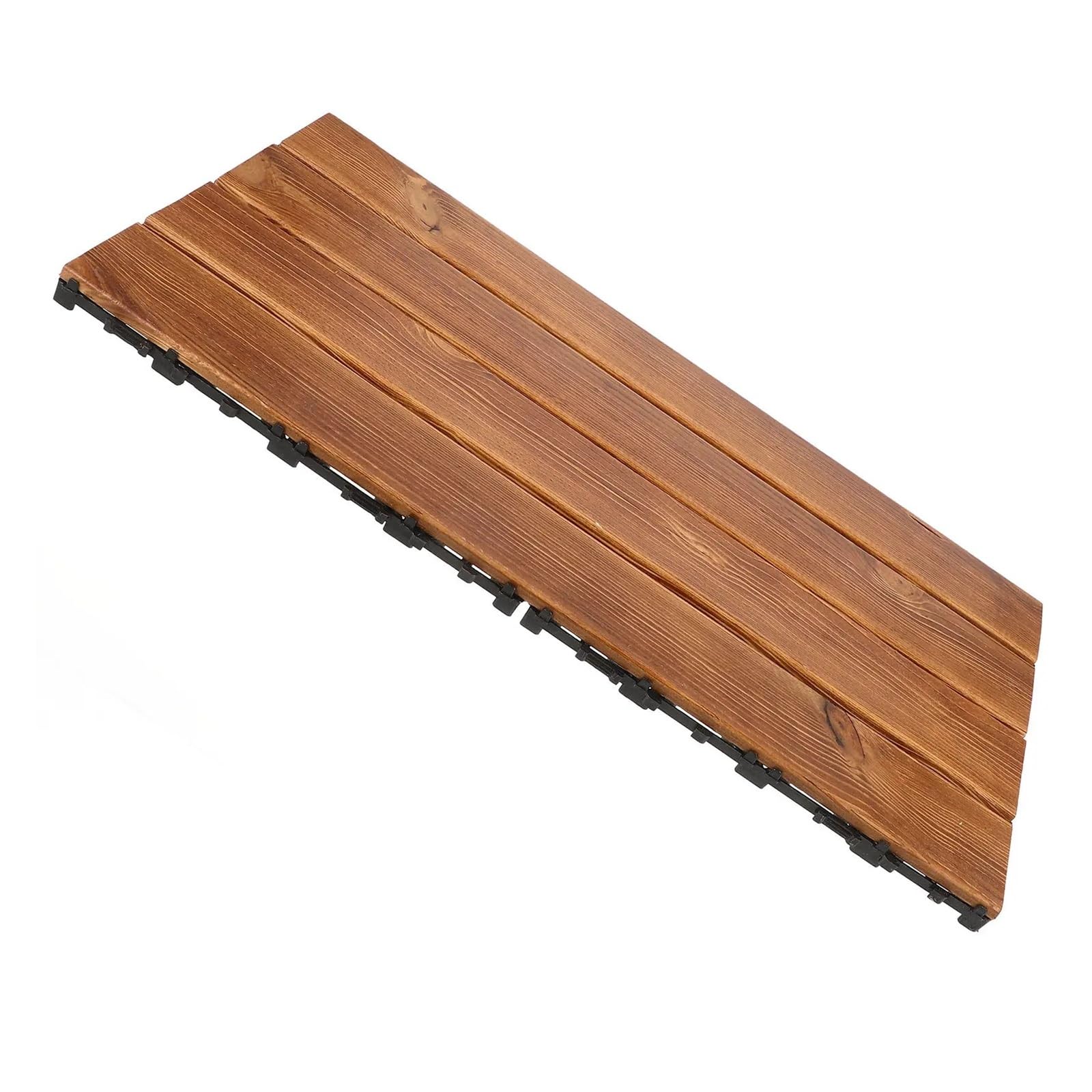 Baldosa Madera Carbonizada Multiusos Exterior