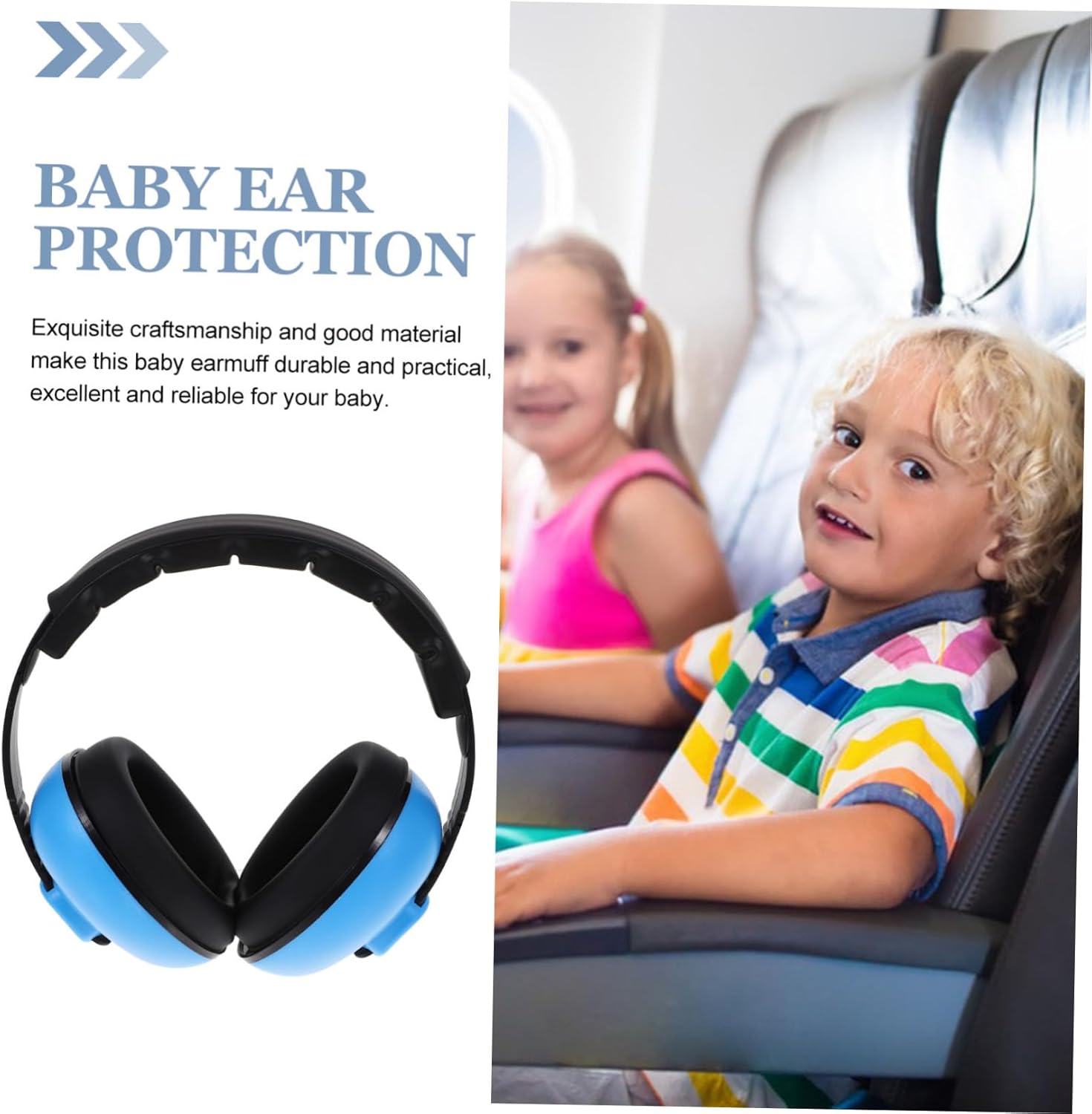 VICASKY 2pcs for Sleep Ear Earmuffs for Toddlers Boys and Girls Comfortable Lightweight Design