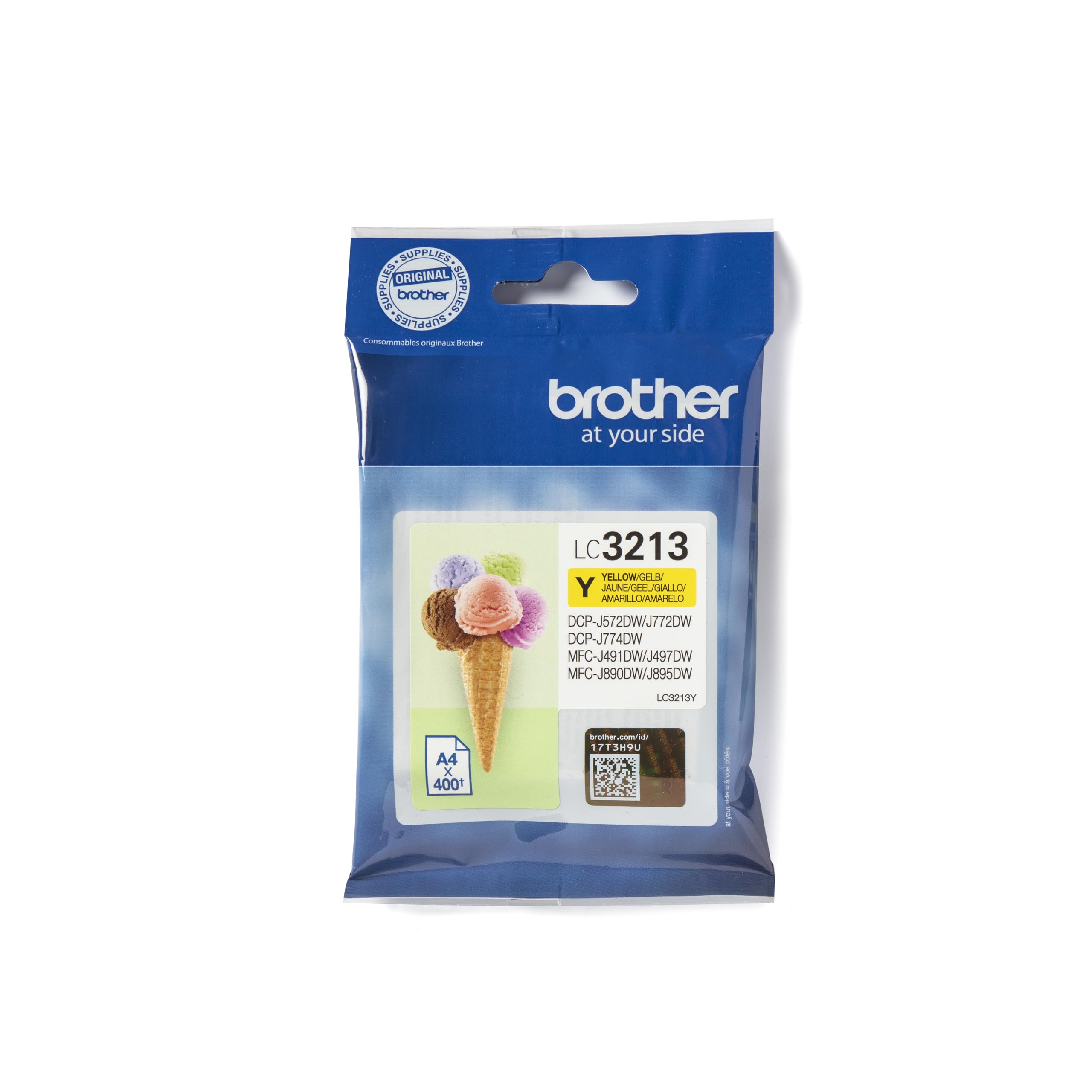 Brother LC3213Y Tintenpatronen, Gelb, XL