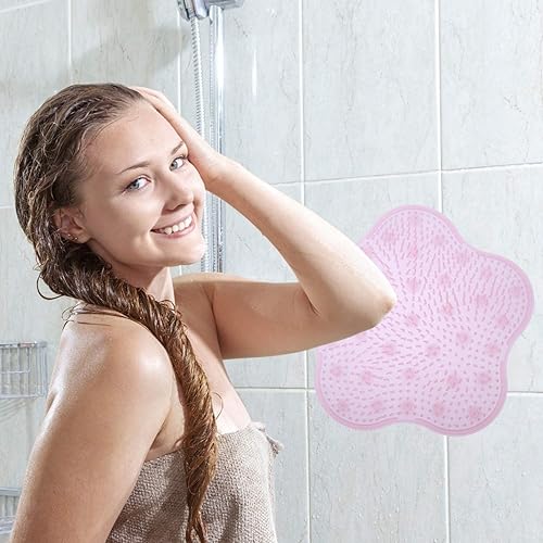Miniatura 5 de 2 alfombrillas de ducha antideslizantes de DOITOOL con ventosa para ducha, alfombrillas de goma para bañera o ducha