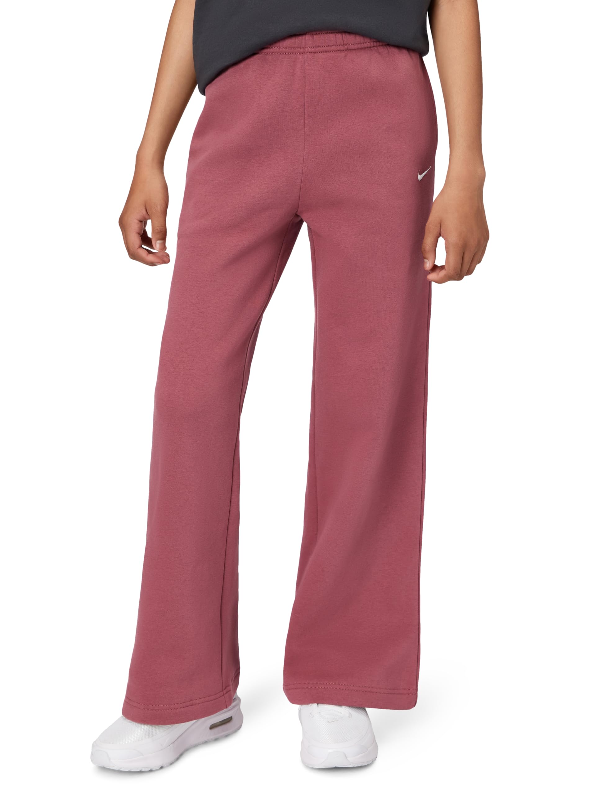 Nike - Sportswear Studio Fleece-Hose mit Offenem Saum, Pantaloni Bambine e Ragazze