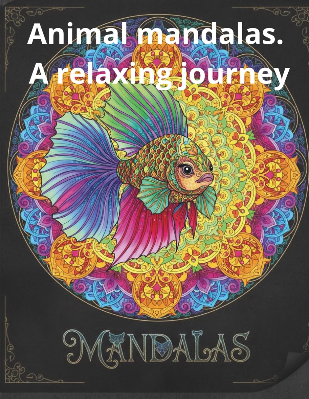 Animal mandalas. A relaxing journey.