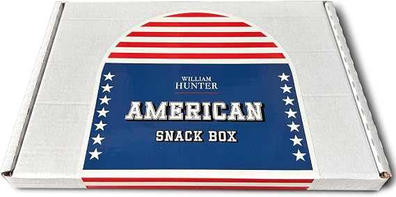 William Hunter American Sweets Gift Bag - Wide Selection Sweet Hamper, Great Value American Sweet Hamper for Children or Adults, Box of Iconic American Candy (Small)