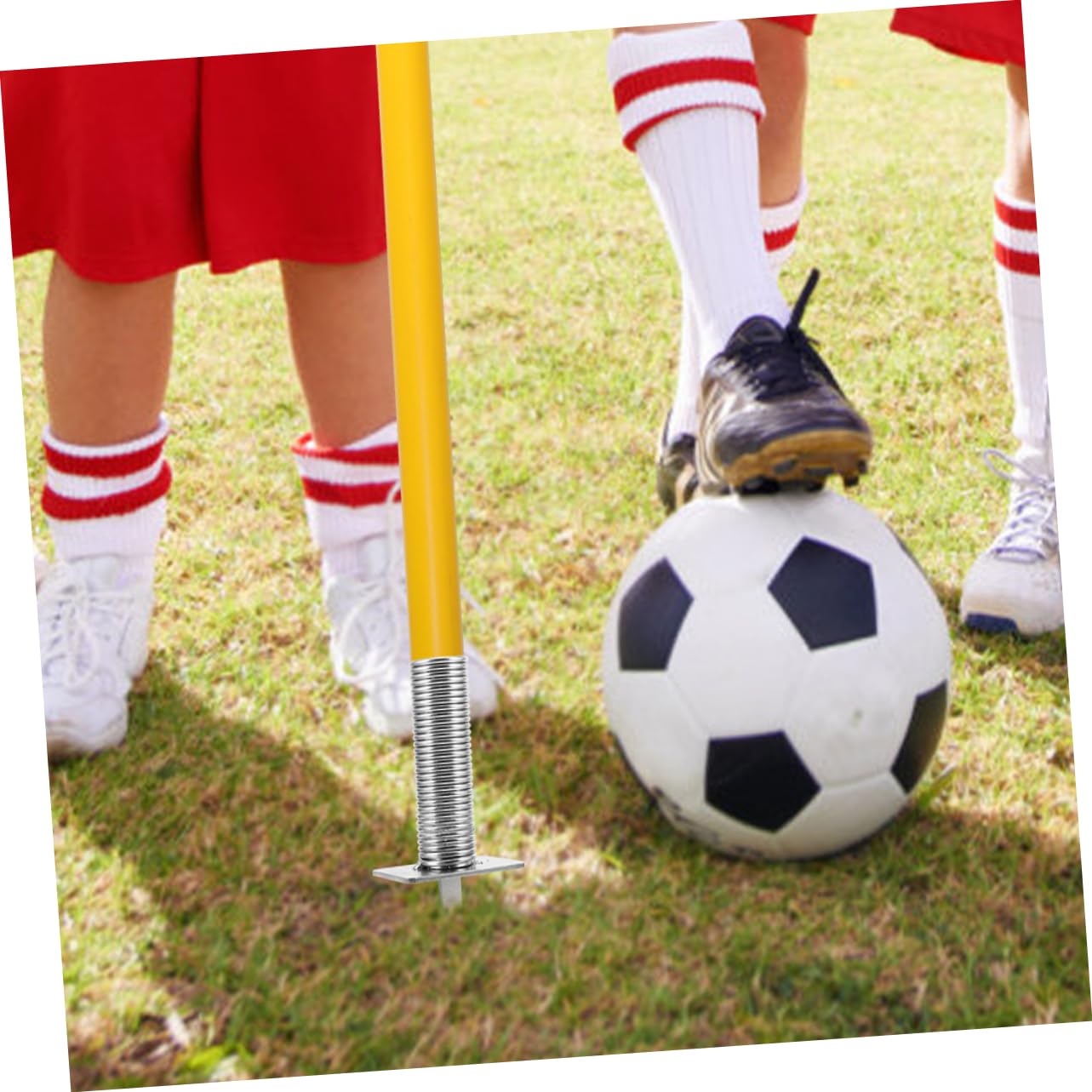 1set Accessori per Calcio Supporto per Bandierine Picchetti Molla per Allenamento Stabilità e Trasportabilità per Terreni di Gioco e Allenamenti di Squadra