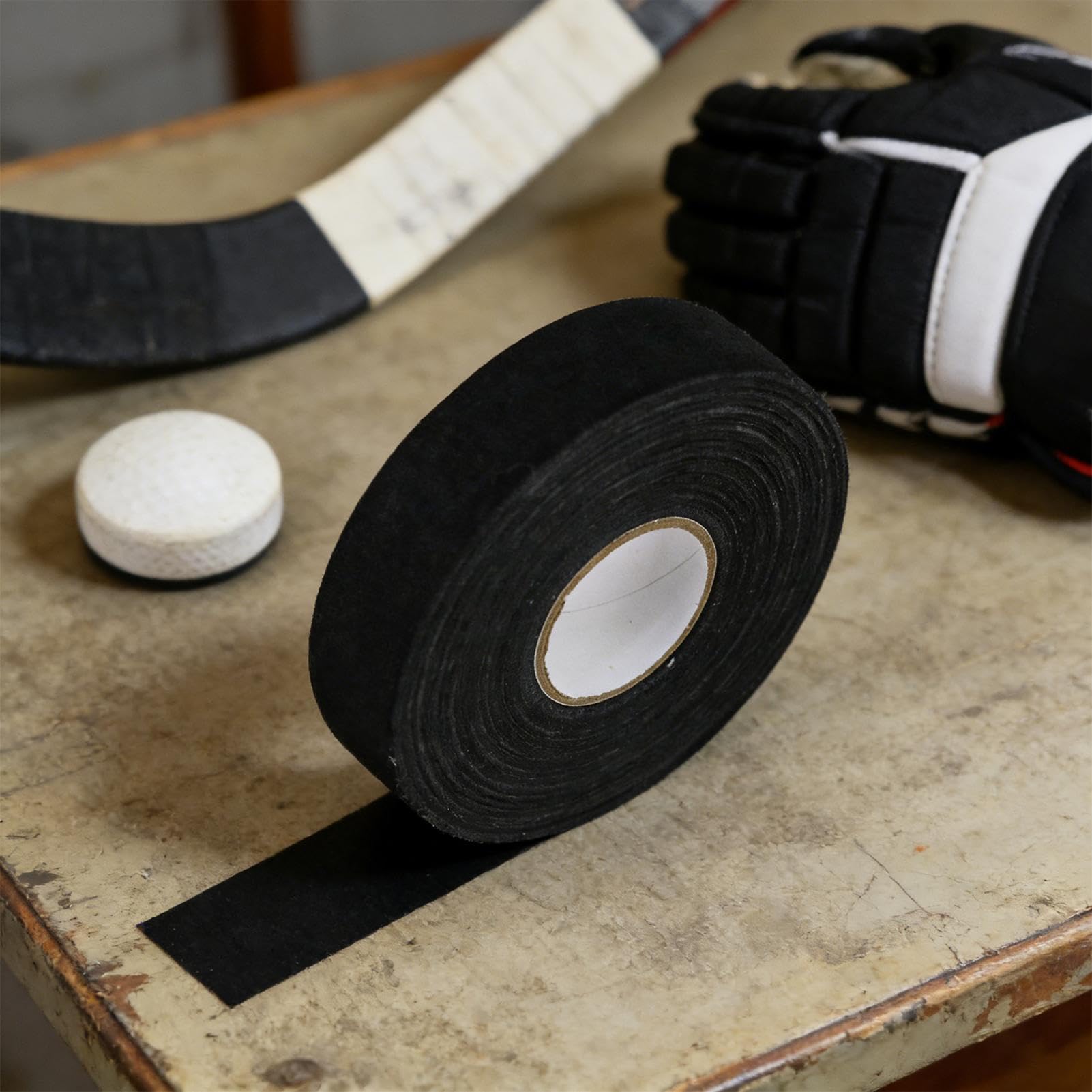Nastro di presa per bastone da hockey | 2,5 cm x 25 m involucro adesivo, impugnatura antiscivolo e impermeabile per racchetta, per hockey, baseball, softball, racchetta e golf