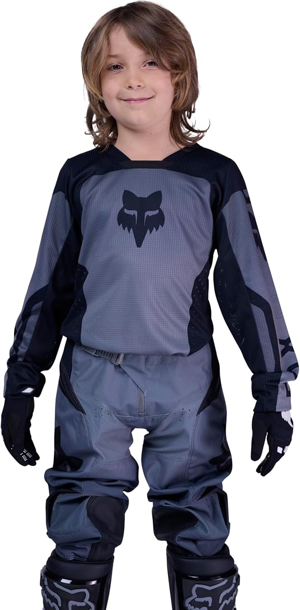 Fox Racing Youth 180 Motocross Dirt Bike Jersey, Black, Medium