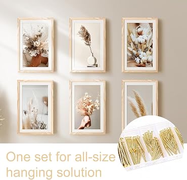 Assorted Nails for Wood Small Nails Wall Nail for Hanging Pictures Picture Hanging Nail for Walls for DIY and Crafts Home Décor Woodwork and Construction 140 Pcs