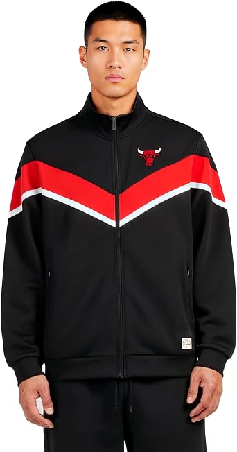 GAME 7 NBA mens X Nba Mens Officially Licensed Long Sleeve Neoprene Zip Up Sweatshirt