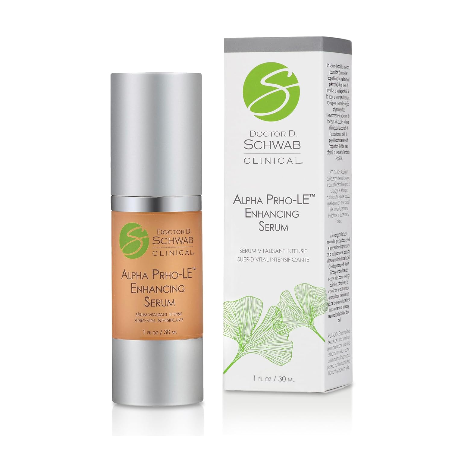 Doctor D. Schwab Alpha Prho-LE Enhancing Serum – Post-Treatment Recovery Serum with Peptides & Grape Stem Cell Extract