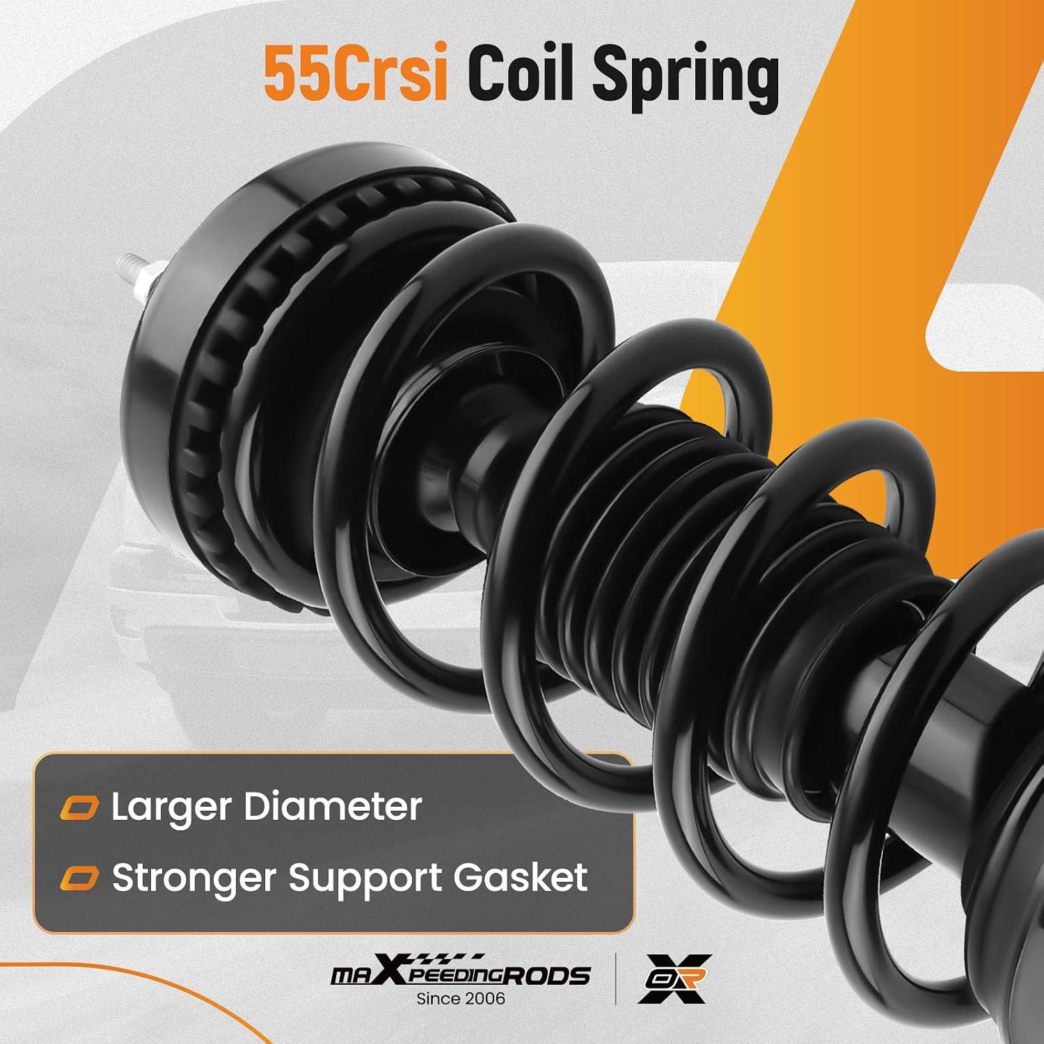 maXpeedingrods 2Pc RWD Front Struts for Chrysler 300 2011-2023 Dodge Challenger 2011, 572665 Shock Absorber Complete Struts with Coil Spring Assembly
