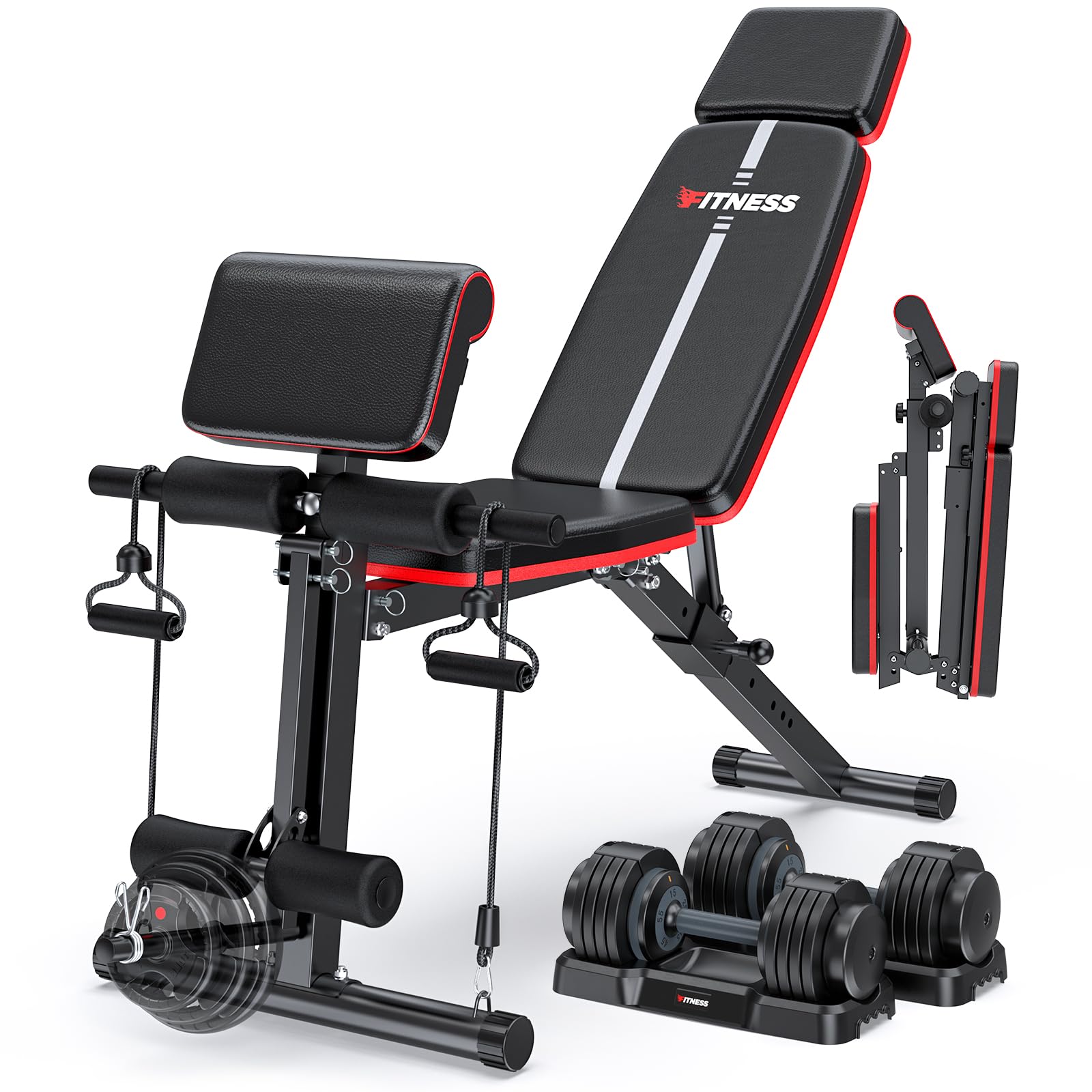 XDDIAS Adjustable Weight Bench 770 lb