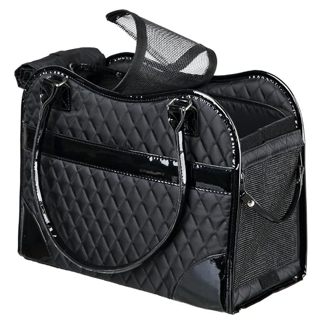 TRIXIE Bolsa de transporte Amine 18 x 29 x 37 cm, negro