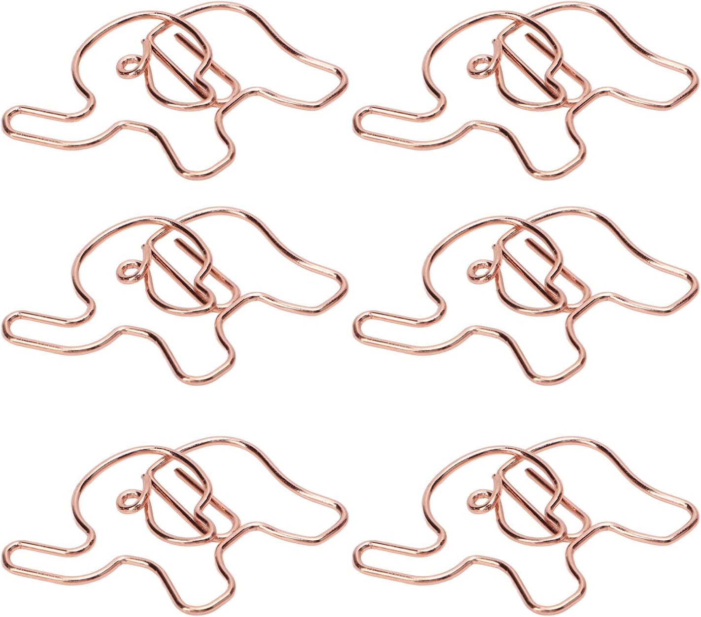 定番 かわいいペーパークリップ ローズゴールド防錆金属素材金属ペーパークリップ電気メッキプロセスファイル分類のためのオフィス用の耐食性 1 Lcoo Edu In
