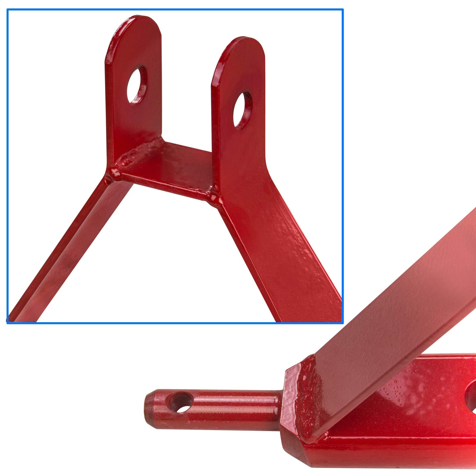DEMA Ackerschiene 770 mm Kat 1, mit Verdrehschutz, Drehsicherung, Stabil & sicher, Für Kleintraktor, PKW-Anhänger, Kommunaltechnik, z. B. Holder, Iseki, Kubota, Yanmar