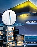 Vista 8 de ELECTOP - Interruptores inalámbricos para luces, interruptor magnético de luz de control remoto multivía, sin cable, interruptor de panel