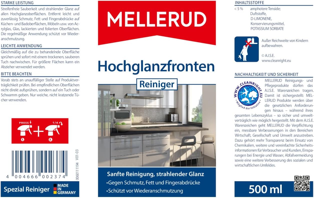 Product label with safety warnings and ingredients