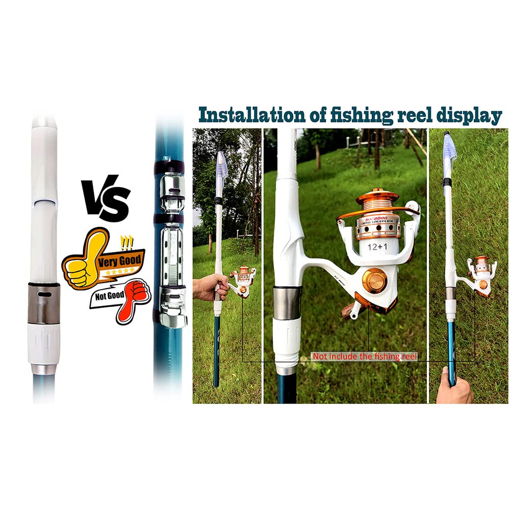 Canna da Pesca 1 pz Canna da Pesca telescopica 3.6/4,5/5.4/6,3 m di Viaggio di Pesca a filatura Ultraleggera di Carbonio Alto canne da Pesca(6.3 m)