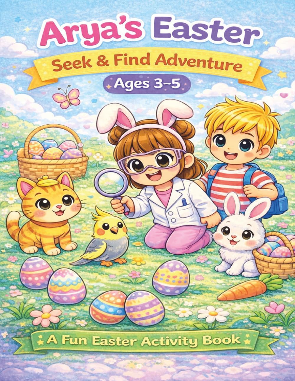 Arya's Easter Seek& Find Adventure Ages 3-5: A fun Easter activity book (Arya&Friends)