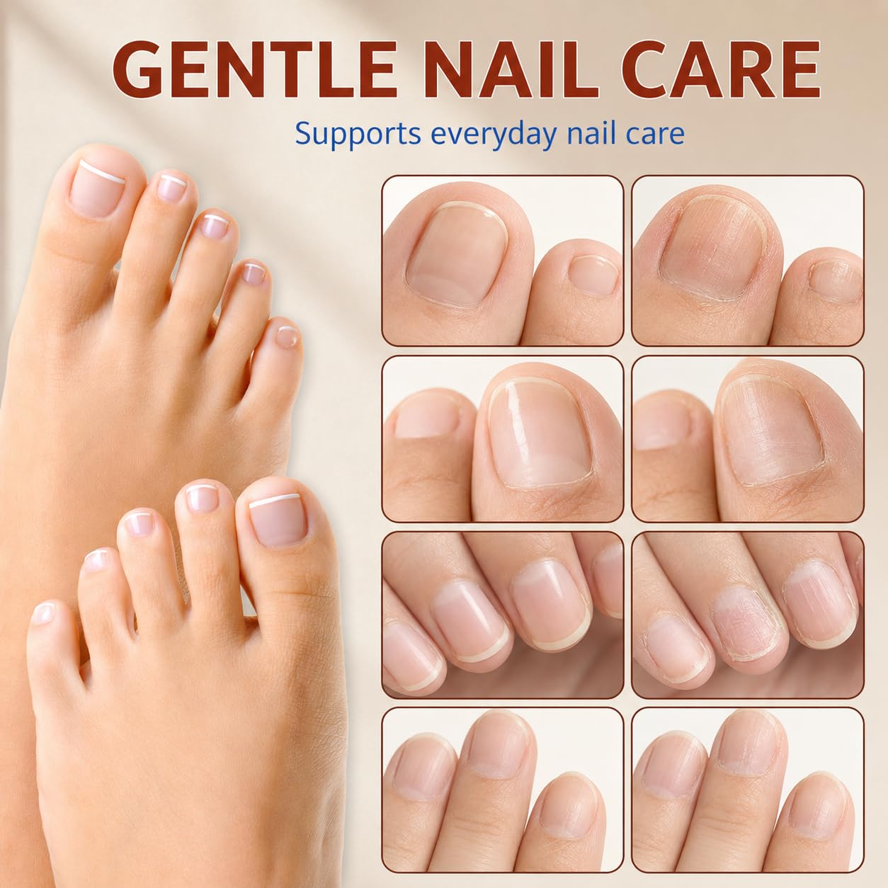 3 Pack Nail Patches 63 Pcs - Nail care Patches with 9-Hour Adhesion, for Toenails Care, Self-Adhesive Nail Care Stickers（3 packs with 21 patches each)