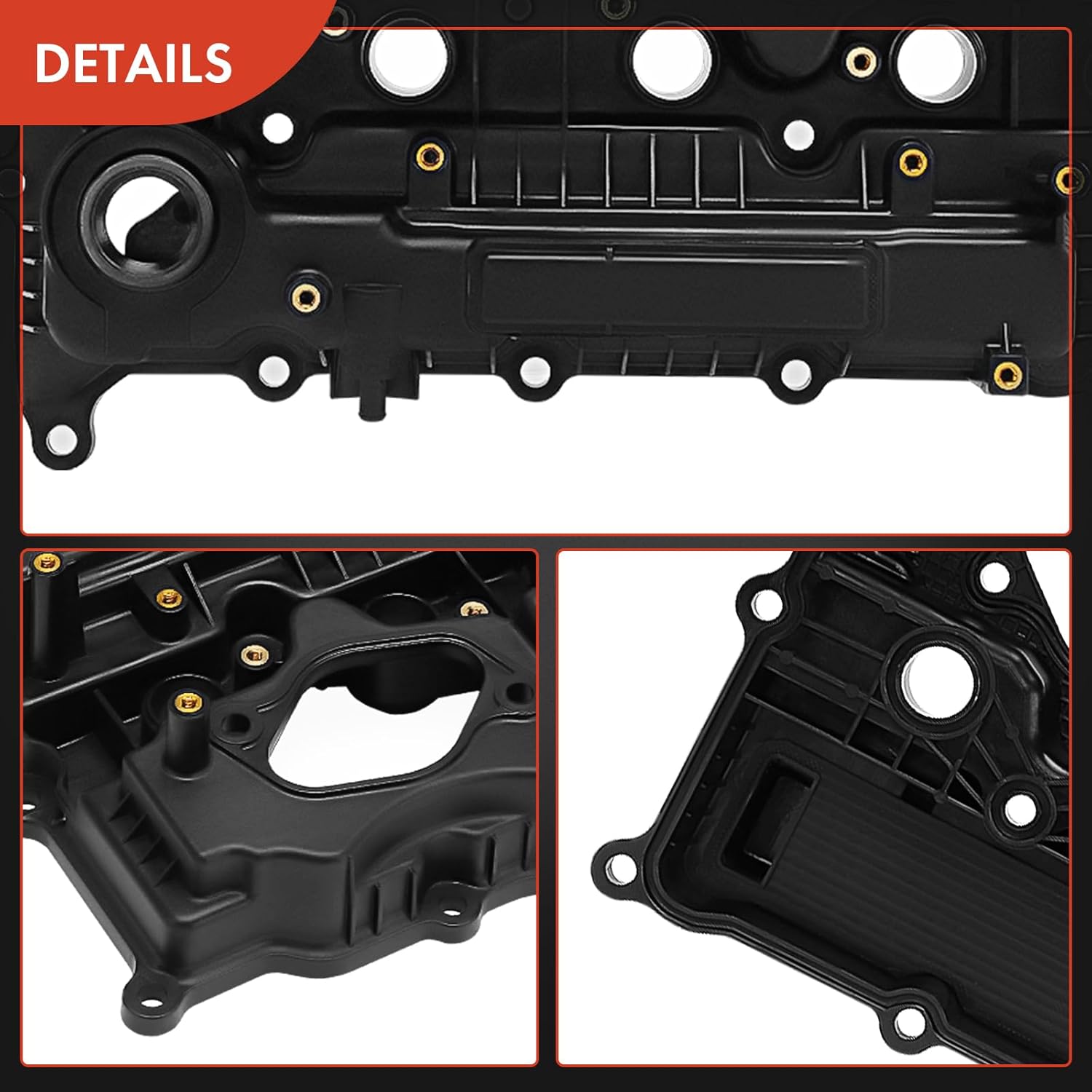 A-Premium Engine Valve Cover with Valve Cover Gasket Compatible with Kia Sportage 2017-2021, Stinger 2018-2021 & Hyundai Tucson 2019-2020 & Genesis G70 2019-2021, 2.0L 2.4L