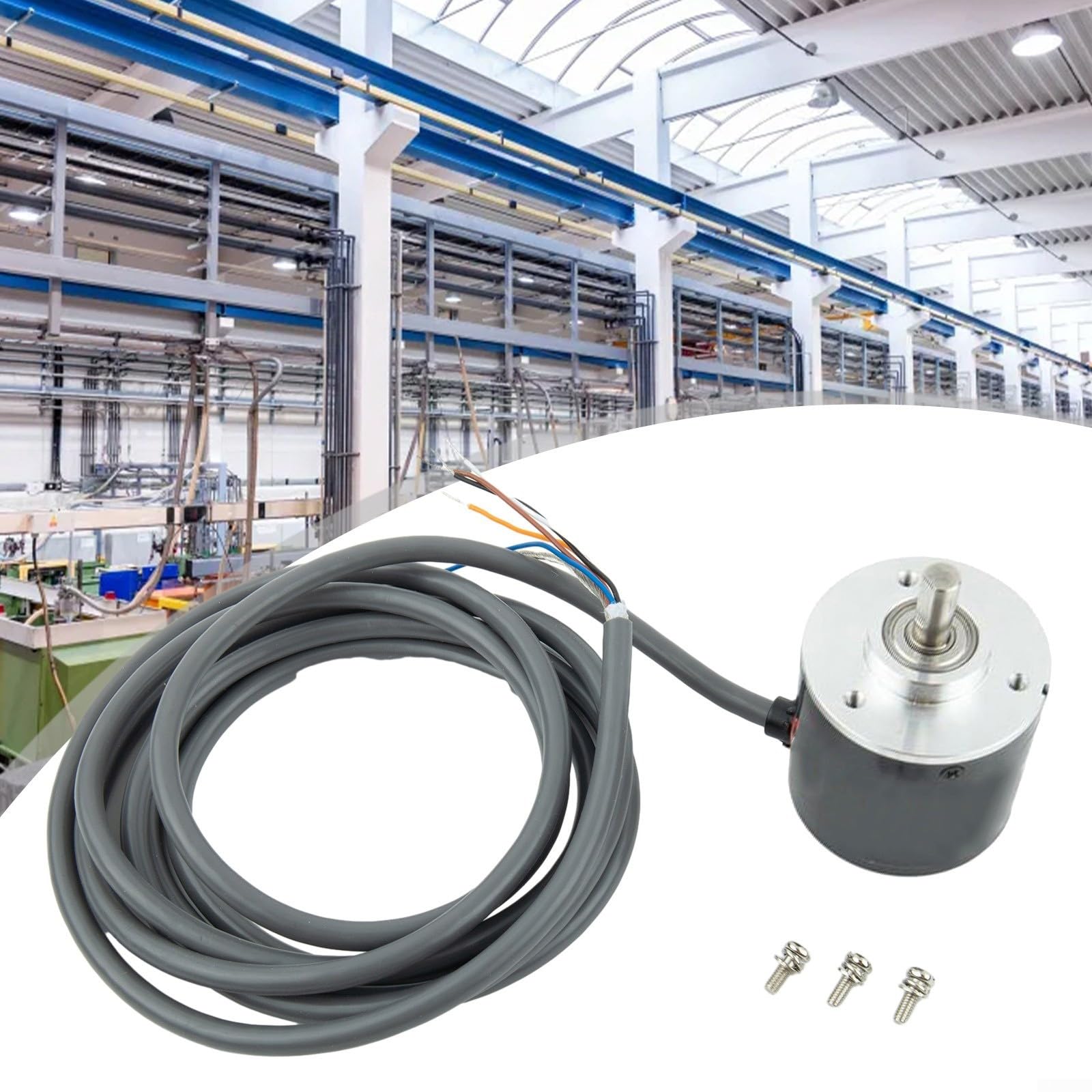Encoder rotativo - Modulo encoder rotativo incrementale 100/360/600/1000/1024/2000p/r, encoder rotativo DC5 ~ 26V (2000P/R)
