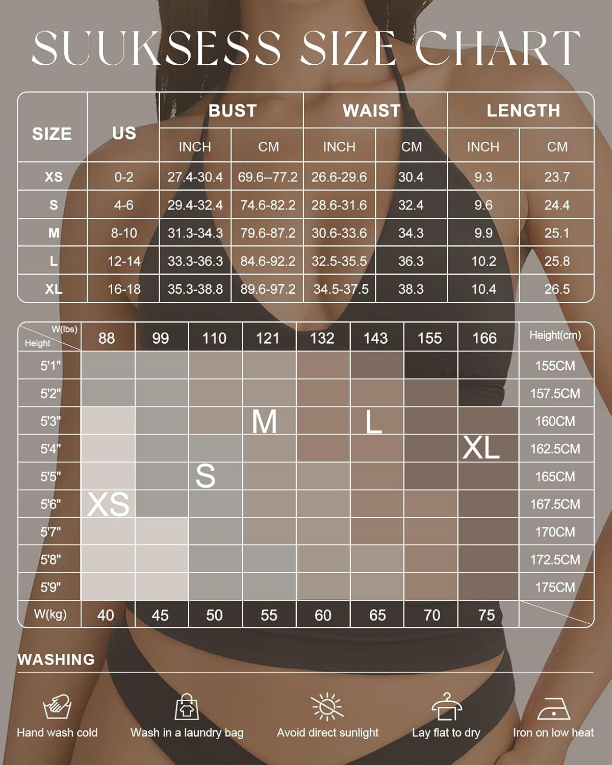 SUUKSESS Women Double Lined Halter Tank Top Summer Padded Going Out Tops Sleeveless Basic Shirts - Image 6