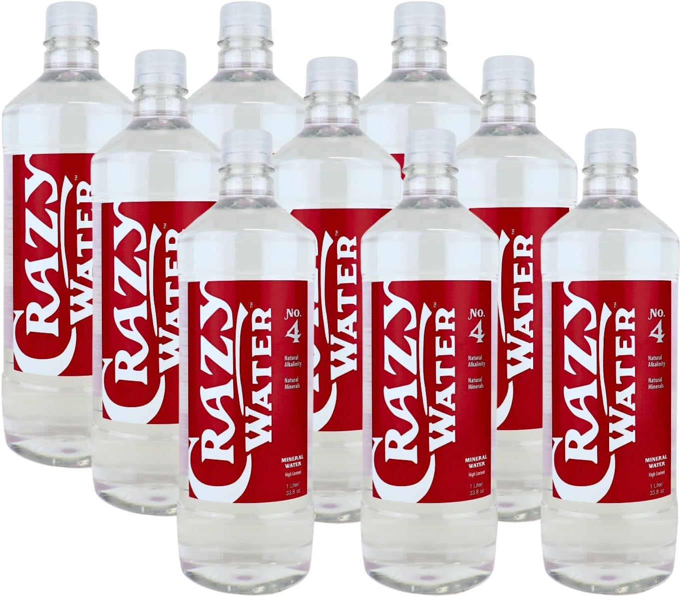 Crazy Water Famous Mineral Water Natural Minerals From Various Depths (Pack of 9, No 4)