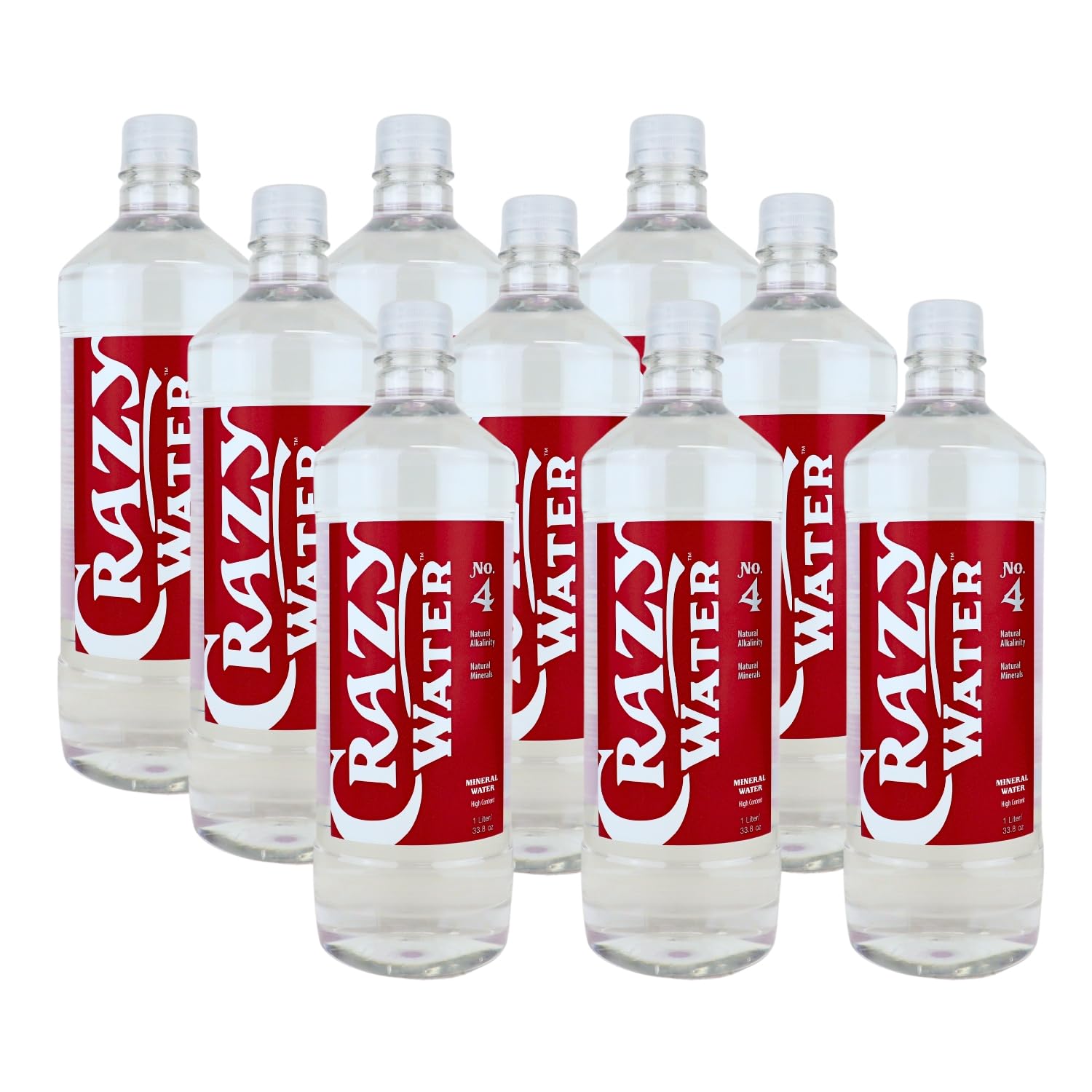 Crazy Water Famous Mineral Water Natural Minerals From Various Depths (Pack of 9, No 4)