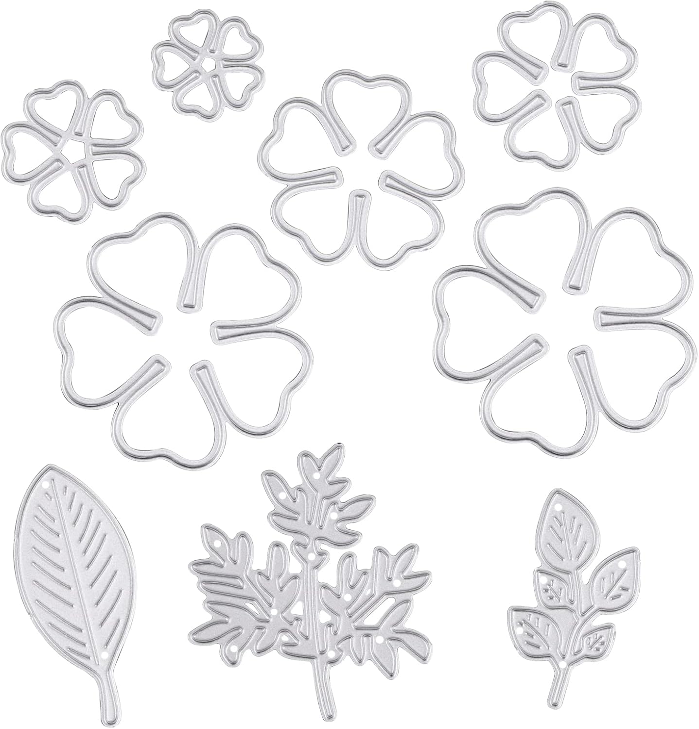 3D Flower Metal Cutting Dies - Round Floral Die Cuts For Card Making And Scrapbooking