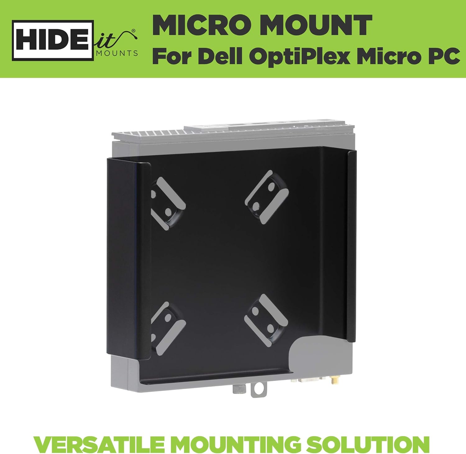 Lоwеѕt Prісе HIDEit Mounts Micro Dell OptiPlex Micro PC Wall Mount - Dell Micro Wall Mount - Steel Dell Optiplex VESA Mount - Monitor Mount, Wall Mount or Under Desk Mount Your Dell OptiPlex