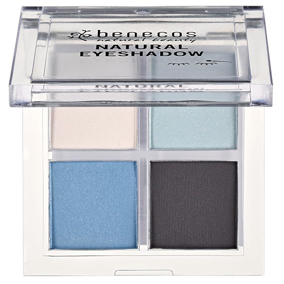 benecos Natural Quattro Eyeshadow True Blue