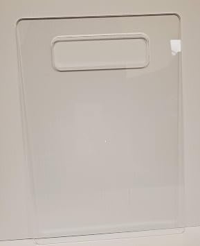 SIBE-R Plastic Supply Shirt Folding Board Acrylic 1/8" Thick Laundry Folds Plate Organization Pick Your Size and Color Clear, 8"W x 10"H