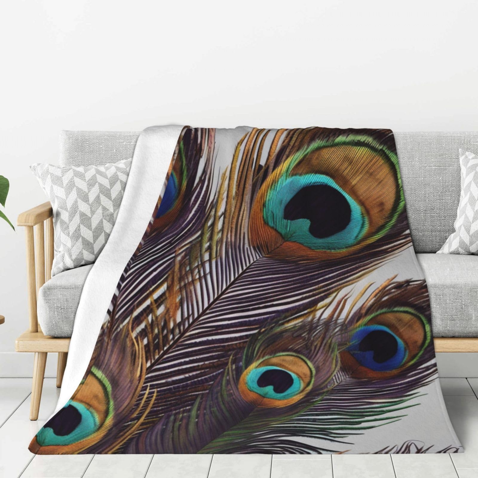 Couverture polaire douce 203x152 cm jeté de canapé en peluche lavable