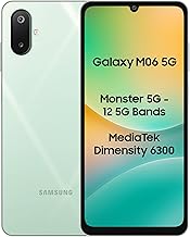 Samsung Galaxy M06 5G (Sage Green, 4GB RAM, 128 GB Storage) | MediaTek Dimensity 6300 | AnTuTu Score 422K+ | 12 5G Bands| 25W Fast Charging | 4 Gen of OS Upgrades | Without Charger Price in India