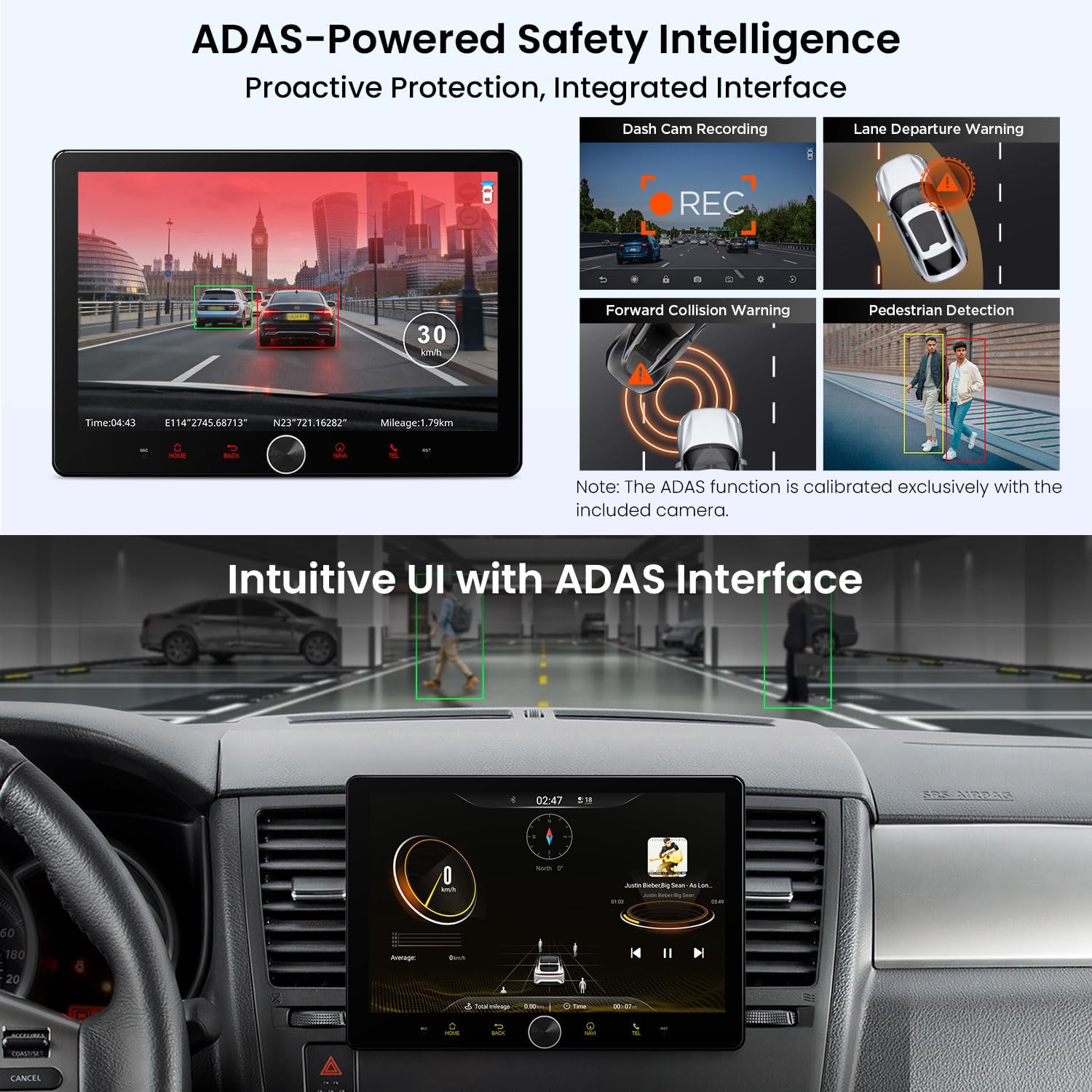 XTRONS TAD128 Intuitive User Interface