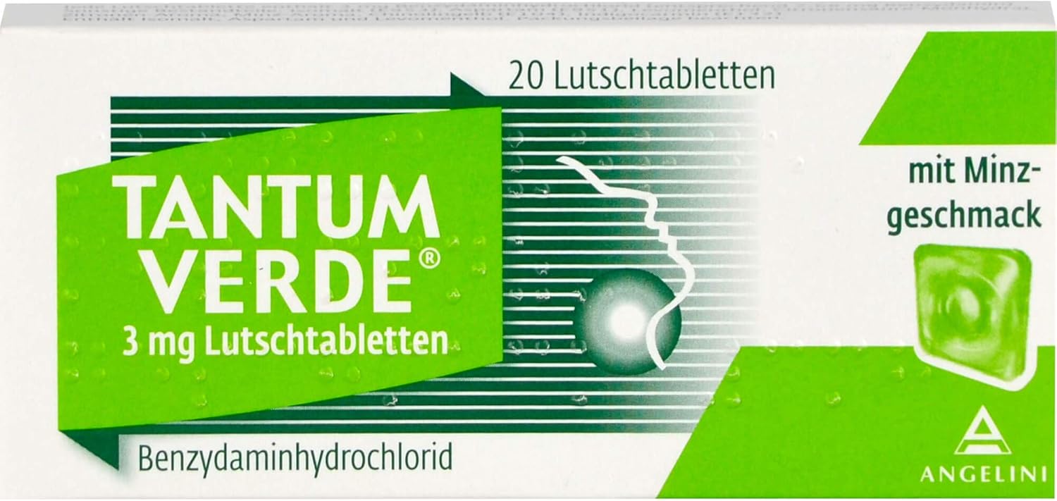 Tantum Verde 3 mg Lutschtablette Minze : Amazon.de: Drogerie & Körperpflege
