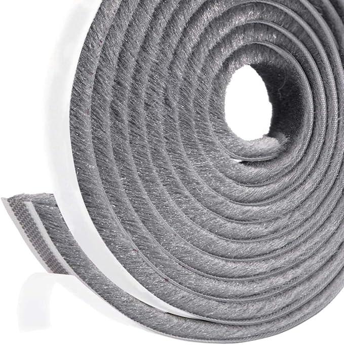 NAVK Draft Excluder Tape for Doors Windows, 5 m(L) x9 mm(W) x 9mm(T